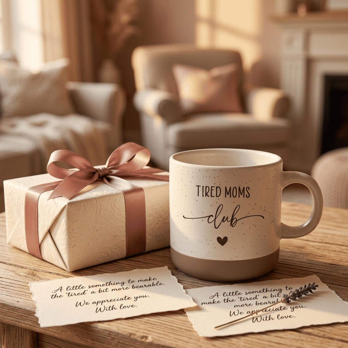Mama Geschenk lustig – Tired Moms Club Tasse – Muttertag Geschenk Mama – witzige Mama Tasse – Geschenk für Mütter, Keramiktasse, 360ml