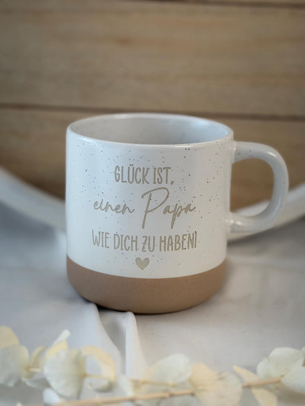 Glück ist einen Papa wie dich zu haben Tasse – Papa Geschenk – Geschenk von Kind – Vatertag Geschenk Papa – Dankeschön Papa Tasse