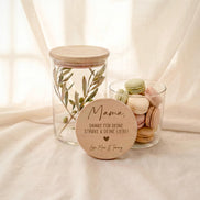 Muttertag Geschenk Mama Vorratsglas mit Gravur Danke für deine Stärke & Liebe – personalisiert – Geschenk von Kindern, Beste Mama