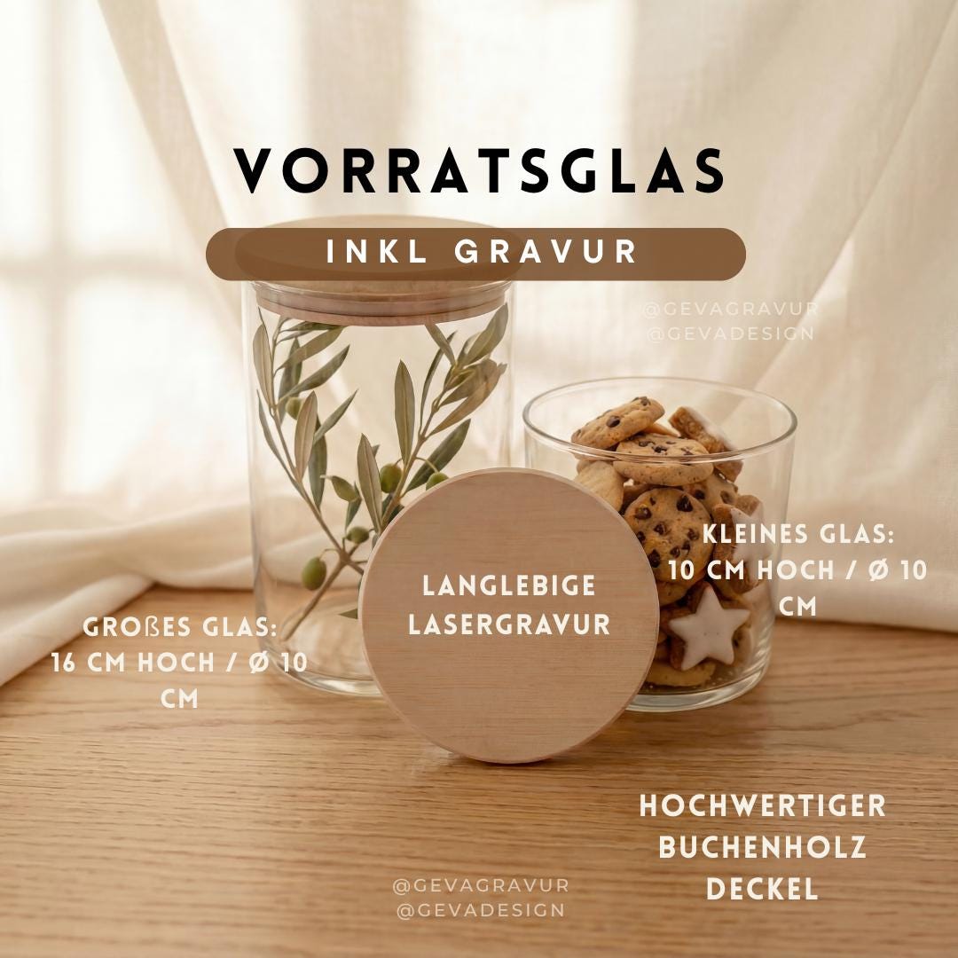 Muttertag Geschenk Mama Vorratsglas mit Gravur Mama vergiss dich selbst nicht – personalisiert – emotionales Geschenk für Mama