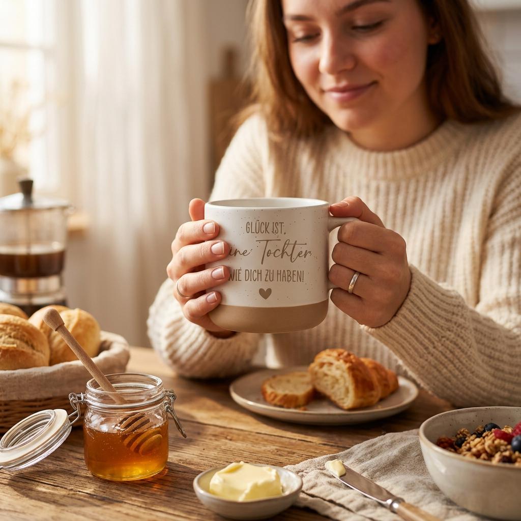Glück ist eine Tochter wie dich zu haben Tasse – Tochter Geschenk – Geschenk für Tochter – liebevolle Tasse Tochter – Geschenk von Eltern