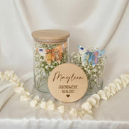 Geldgeschenk Jugendweihe personalisiert mit Name Datum – Geschenk Jugendweihe Mädchen Junge – Vorratsglas Gravur Erinnerung Geschenk