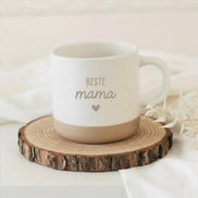 Muttertag Geschenk Tasse Beste Mama – Mama Tasse mit Herz – Geschenk für Mama – liebevolle Kaffeetasse Mutter – Muttertagsgeschenk modern