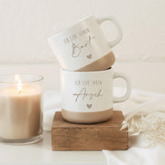 Lustiges Hochzeitsgeschenk Brautpaar Tassen Set – Ich lieb seinen Bart & Ich lieb ihren Arsch – Geschenk zur Hochzeit – Tassen für Ehepaar