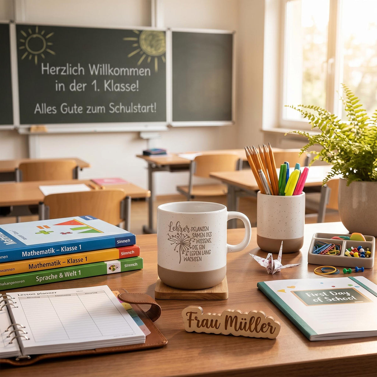 Lehrer Geschenk Tasse – Lehrer pflanzen Samen des Wissens – Abschiedsgeschenk Lehrerin – Danke Lehrer Geschenk – Keramik Tasse,
