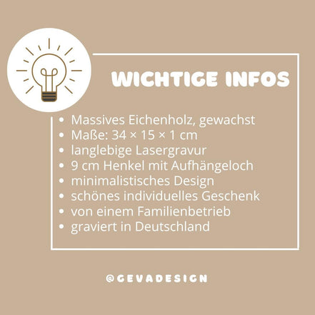 Hochzeitsgeschenk personalisiert • Holzbrett Eiche mit Namen & Datum • Geschenk Brautpaar • Hochzeit Erinnerung • Auto Motiv mit Herz