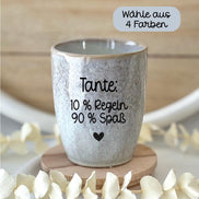 Tante Geschenk | Tante 10% Regeln 90 Prozent Spaß Becher | Geschenk für Tante | Steingut Tasse | Lustiges Tante Geschenk, Beste Tante,