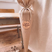 Schultüten Anhänger aus Holz personalisiert – Geschenk zur Einschulung mit Name, Holzanhänger für Schultüte, Schulkind 2026,