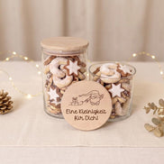 Plätzchendose Weihnachten mit Gravur | Weihnachtsgeschenk Mitarbeiter | Geschenk Kollegin Kollegen | Keksdose Eine Kleinigkeit für Dich