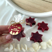 Gastgeschenk Weihnachten Sternseife Bratapfel | Weihnachtsseife Weihnachten | Geschenk für Mitarbeiter Kunden Familie | Wichtelgeschenk