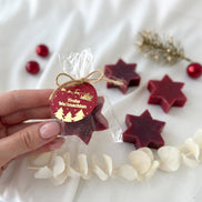 Gastgeschenk Weihnachten Sternseife Bratapfel | Weihnachtsseife Weihnachten | Geschenk für Mitarbeiter Kunden Familie | Wichtelgeschenk