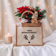 Weihnachtstasche Kleine Weihnachtsauszeit – Jutetasche Weihnachten, Geschenk Mitarbeiter, Kollegin, Erzieherin, Weihnachtsgeschenk