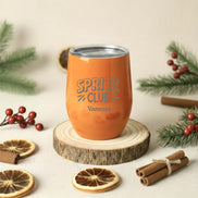 Personalisierter Spritz Club Thermobecher mit Name – Weihnachtsgeschenk für Frauen – Edelstahl Becher – Geschenk Freundin Kollegin 354ml