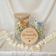 Hochzeit Geschenk personalisiert | Geldgeschenk Hochzeit mit Namen | Hochzeitsgeschenk personalisiert | Geschenk Brautpaar Mr & Mrs
