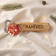 Weihnachtsgeschenk Flaschenöffner mit Gravur – personalisierter Flaschenöffner mit Name – Mitarbeiter Geschenk – Männergeschenk,