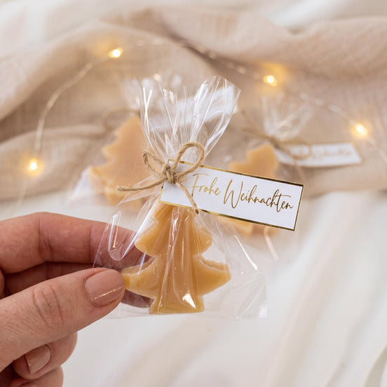 Gastgeschenk Weihnachtsseife – Weihnachtsgeschenk Mitarbeiter & Kollegen, Team Geschenk Weihnachten, Adventskalender Füllung, Zirbenseife