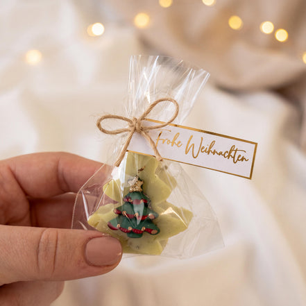 Gastgeschenk Weihnachtsseife Tannenbaum – Weihnachten Mitarbeiter, Team Geschenk Kollegen, Adventskalender Füllung, Mitbringsel, Wichtel