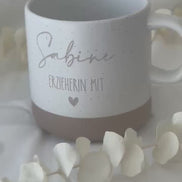 Tasse Erzieherin mit Herz & Name – Geschenk Kindergarten Abschied – Dankeschön personalisiert – 360 ml – graviert, mit Namen
