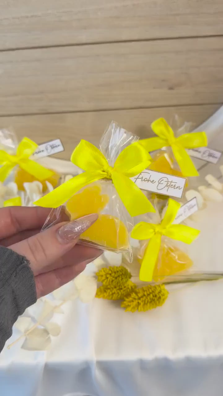 Osterhasen Seife Geschenk Ostern, Gastgeschenk Ostern, Mitarbeiter Geschenk, Hasenseife, Firmengeschenk, "Frohe Ostern" Etikett in gold,