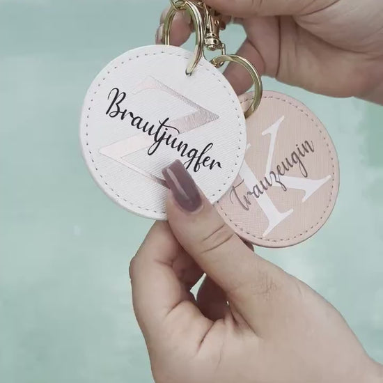 Schlüsselanhänger Geschenk Brautjungfer Trauzeugin Jga Deko Personalisiert Geschenk