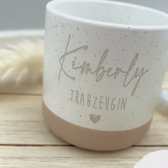 Tasse Trauzeugin mit Name – personalisierte Tasse graviert – Geschenk Hochzeit – Trauzeugin Proposal – Geschenk Trauzeugin, Trauzeugin frage