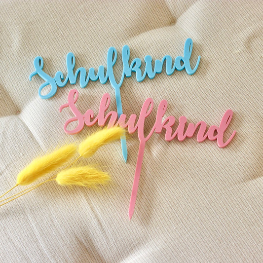 Schulkind Caketopper