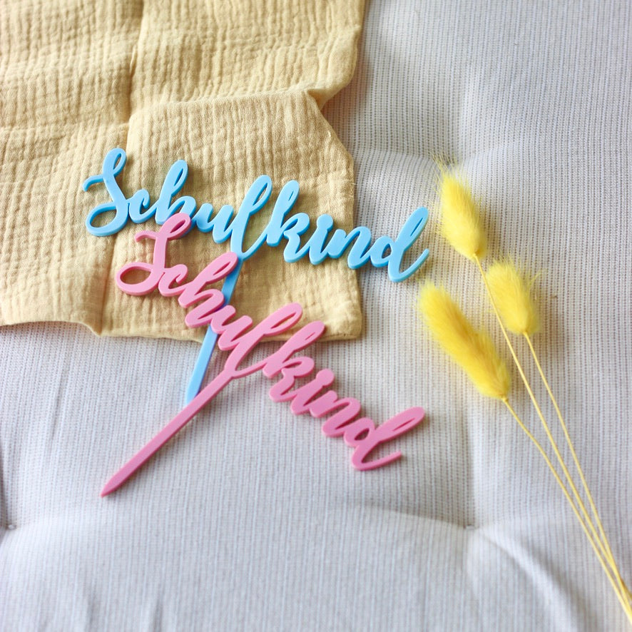 Schulkind Caketopper