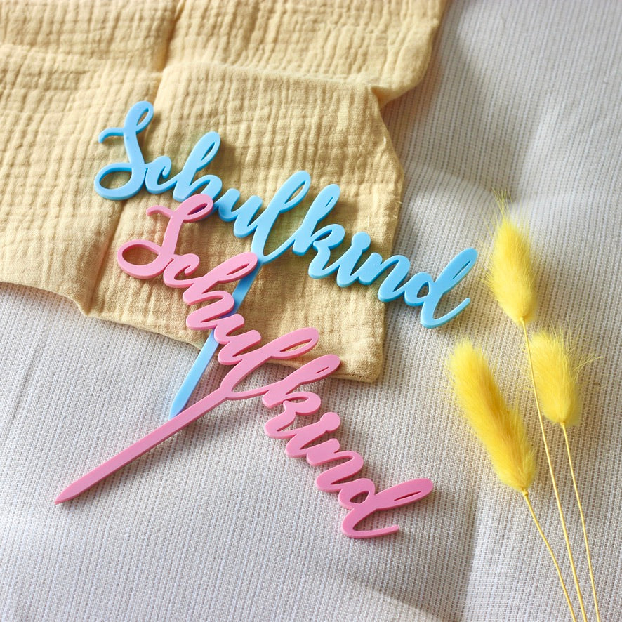 Schulkind Caketopper