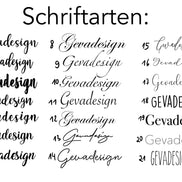 Personalisierte Etiketten für Gastgeschenke und Co