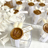 Gastgeschenk Rosenbox Rosenseife Personalisiert - Hochzeit - Standsamt - Mit Namen