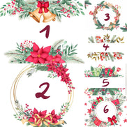 Weihnachten Gastgeschenk, 10 Mini Seifen im Set, Weihnachtsfeier, Mitgebsel, Firmenfeier, Wichtelgeschenk, Mitarbeiter Geschenk Weihnachten