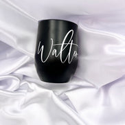 Thermobecher Sektglas - JGA - personalisiert - Brautjungfer - Trauzeugin - Geschenkidee - Edelstahl - Mit Deckel - Weinbecher - Weihnachten