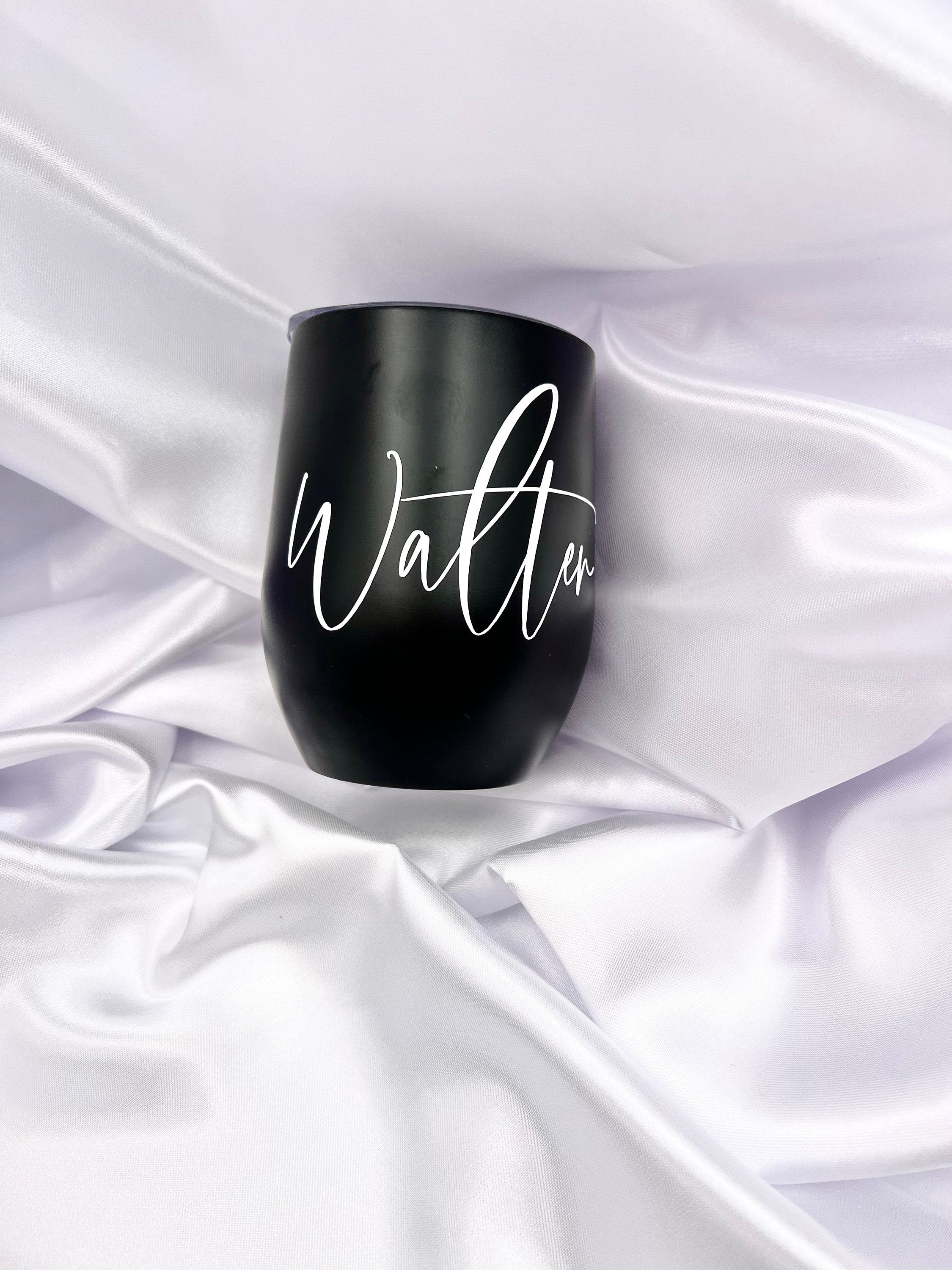 Thermobecher Sektglas - JGA - personalisiert - Brautjungfer - Trauzeugin - Geschenkidee - Edelstahl - Mit Deckel - Weinbecher - Weihnachten
