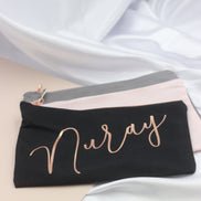 Kosmetiktasche Weihnachten JGA Geschenk Trauzeugin Brautjungfer Mama Schwester Personalisiert verschiedene Farben
