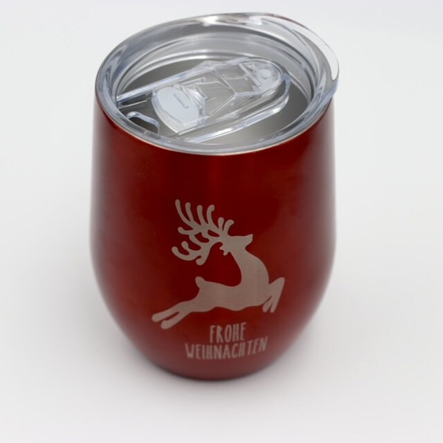 Glühweinbecher Weihnachten Firmenfeier Mitarbeitergeschenk - Glühwein Tasse auf Wunsch mit Personalisierung