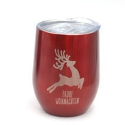 Glühweinbecher Weihnachten Firmenfeier Mitarbeitergeschenk - Glühwein Tasse auf Wunsch mit Personalisierung