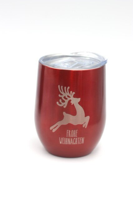 Glühweinbecher Weihnachten Firmenfeier Mitarbeitergeschenk - Glühwein Tasse auf Wunsch mit Personalisierung