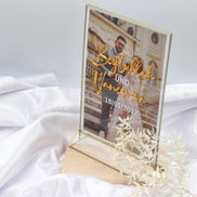 Bilderrahmen personalisiert Namensaufsteller Namensschild Hochzeit Verlobung Sözümüz Söz mit Acrylbuchstaben
