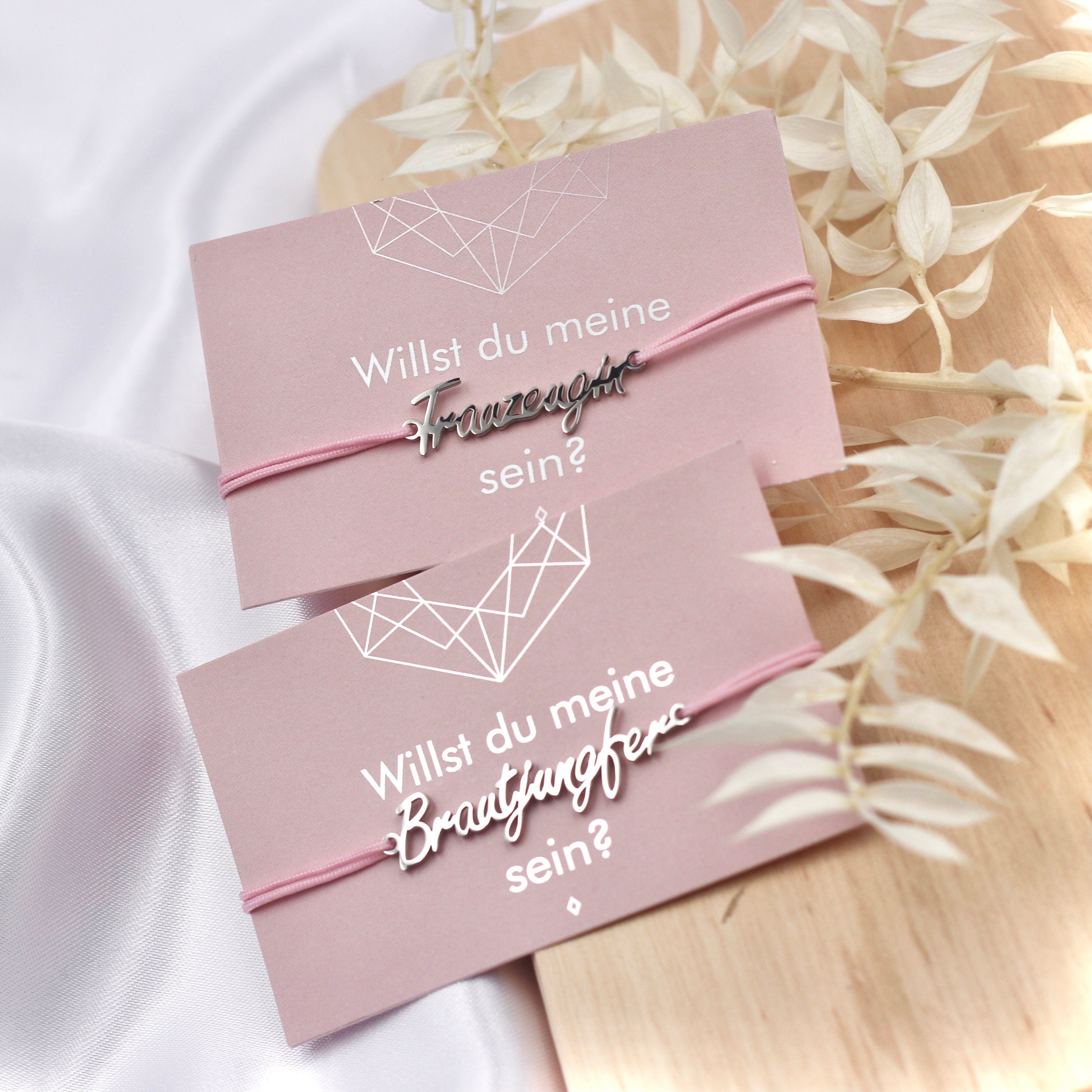 Trauzeugin Brautjunger Geschenk - Armband - Team Bride - Willst du meine Trauzeugin sein, Trauzeugin fragen Brautjungfer fragen
