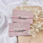 Trauzeugin Brautjunger Geschenk - Armband - Team Bride - Willst du meine Trauzeugin sein, Trauzeugin fragen Brautjungfer fragen