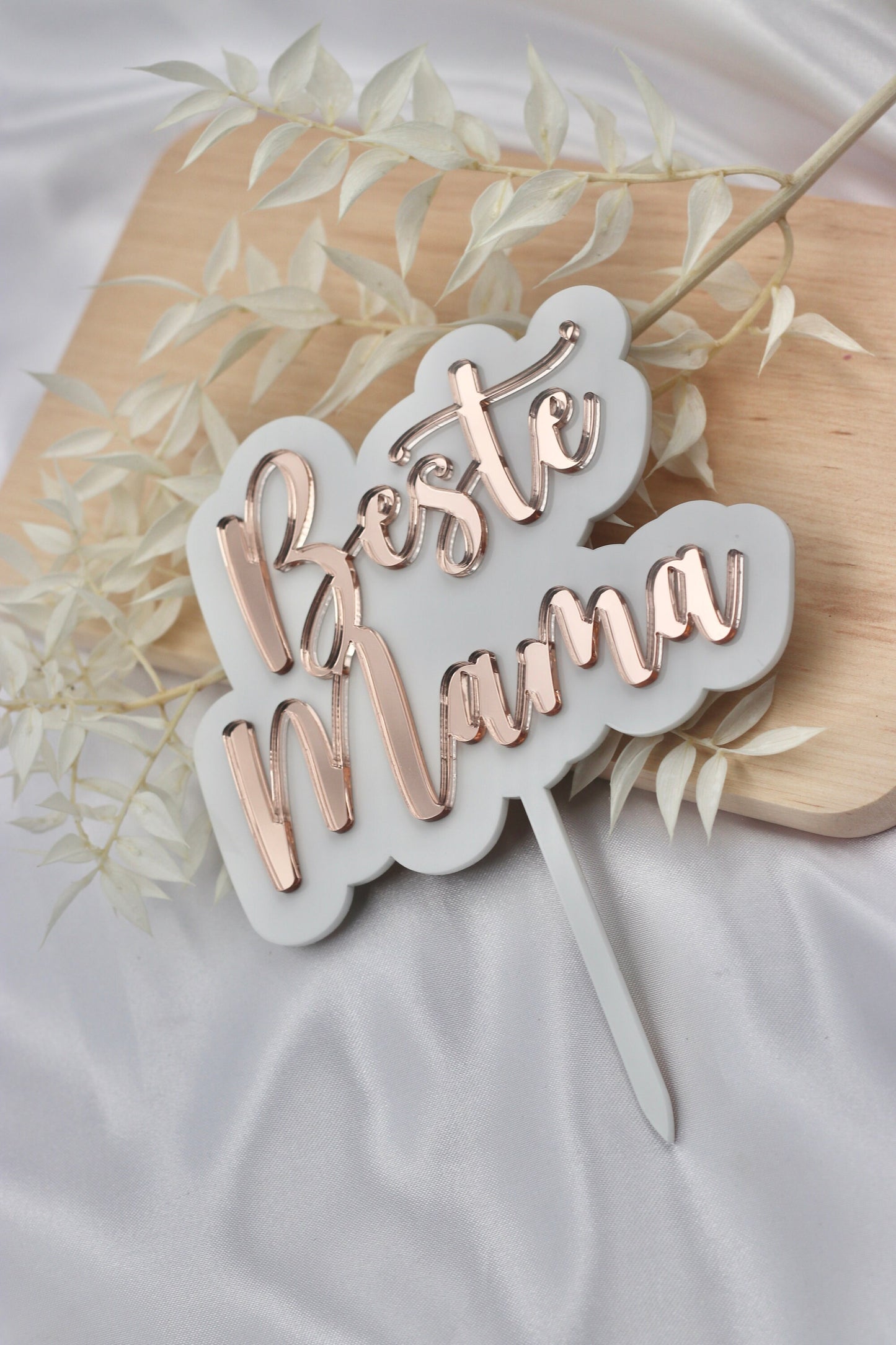 Muttertag Cake topper "Beste Mama" - Geschenke für die Mama, Mothersday Kuchen