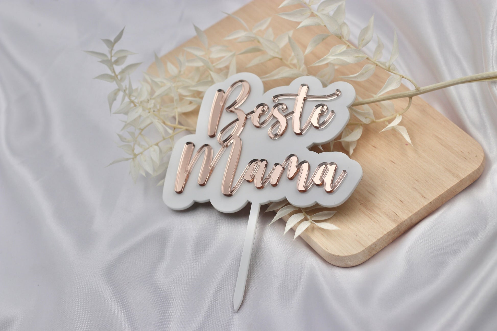 Muttertag Cake topper "Beste Mama" - Geschenke für die Mama, Mothersday Kuchen