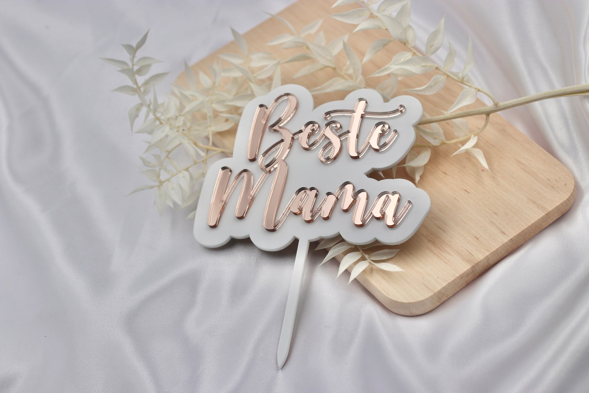 Muttertag Cake topper "Beste Mama" - Geschenke für die Mama, Mothersday Kuchen