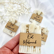Gastgeschenk Eid Mubarak - Eid Geschenk - Bayram Geschenk -  Lavendelseife mit Trockenblumen