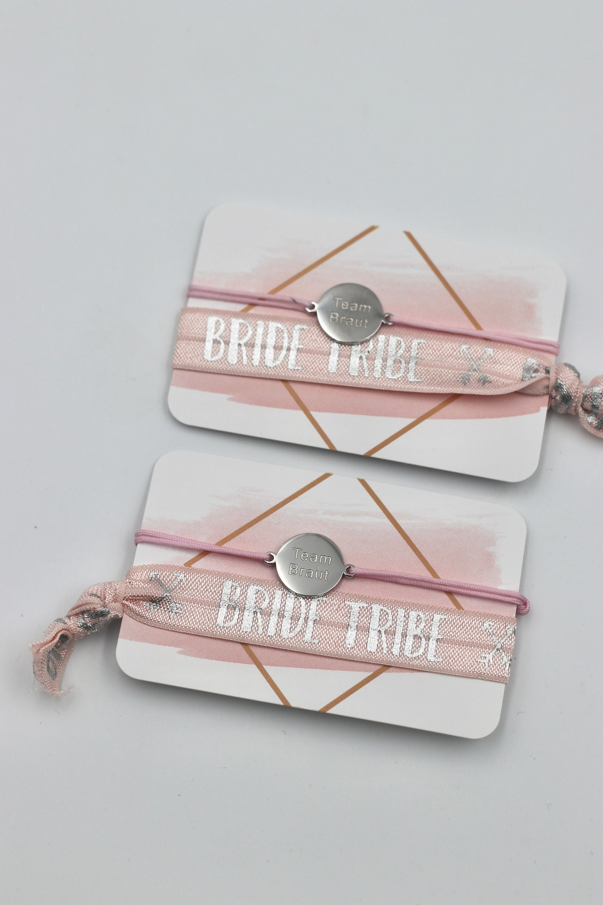 JGA Team Bride Armband - auch im Set erhältlich - Bride Tribe - Tram Braut - Trauzeugin Brautjungfer Sagdic