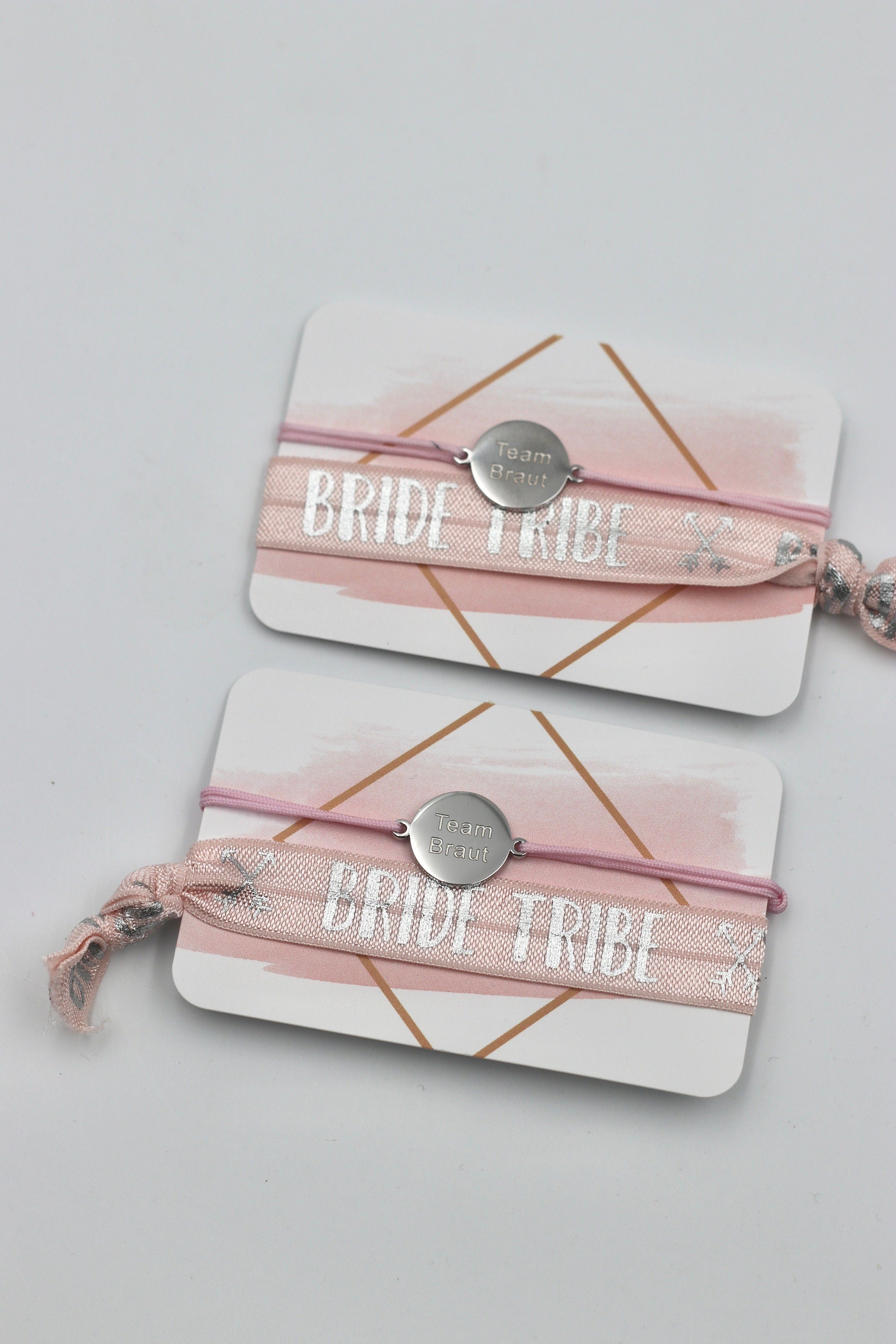 JGA Team Bride Armband - auch im Set erhältlich - Bride Tribe - Tram Braut - Trauzeugin Brautjungfer Sagdic