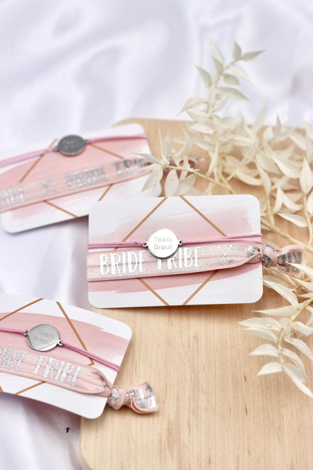 JGA Team Bride Armband - auch im Set erhältlich - Bride Tribe - Tram Braut - Trauzeugin Brautjungfer Sagdic