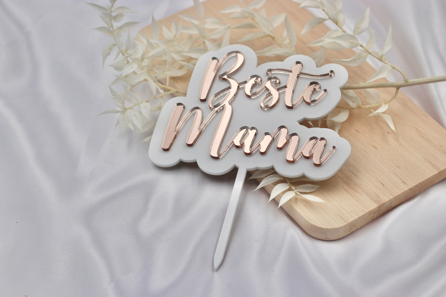 Muttertag Cake topper "Beste Mama" - Geschenke für die Mama, Mothersday Kuchen
