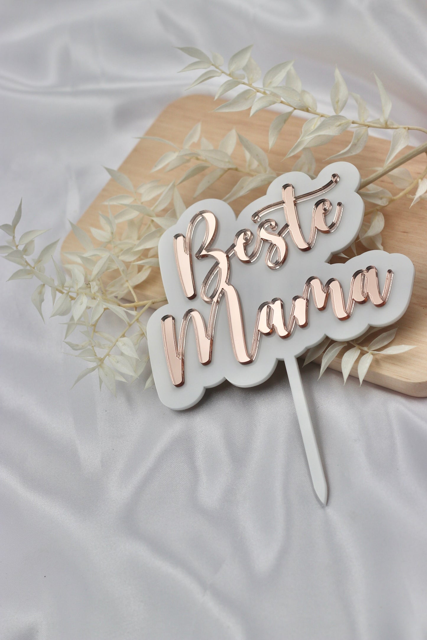 Muttertag Cake topper "Beste Mama" - Geschenke für die Mama, Mothersday Kuchen