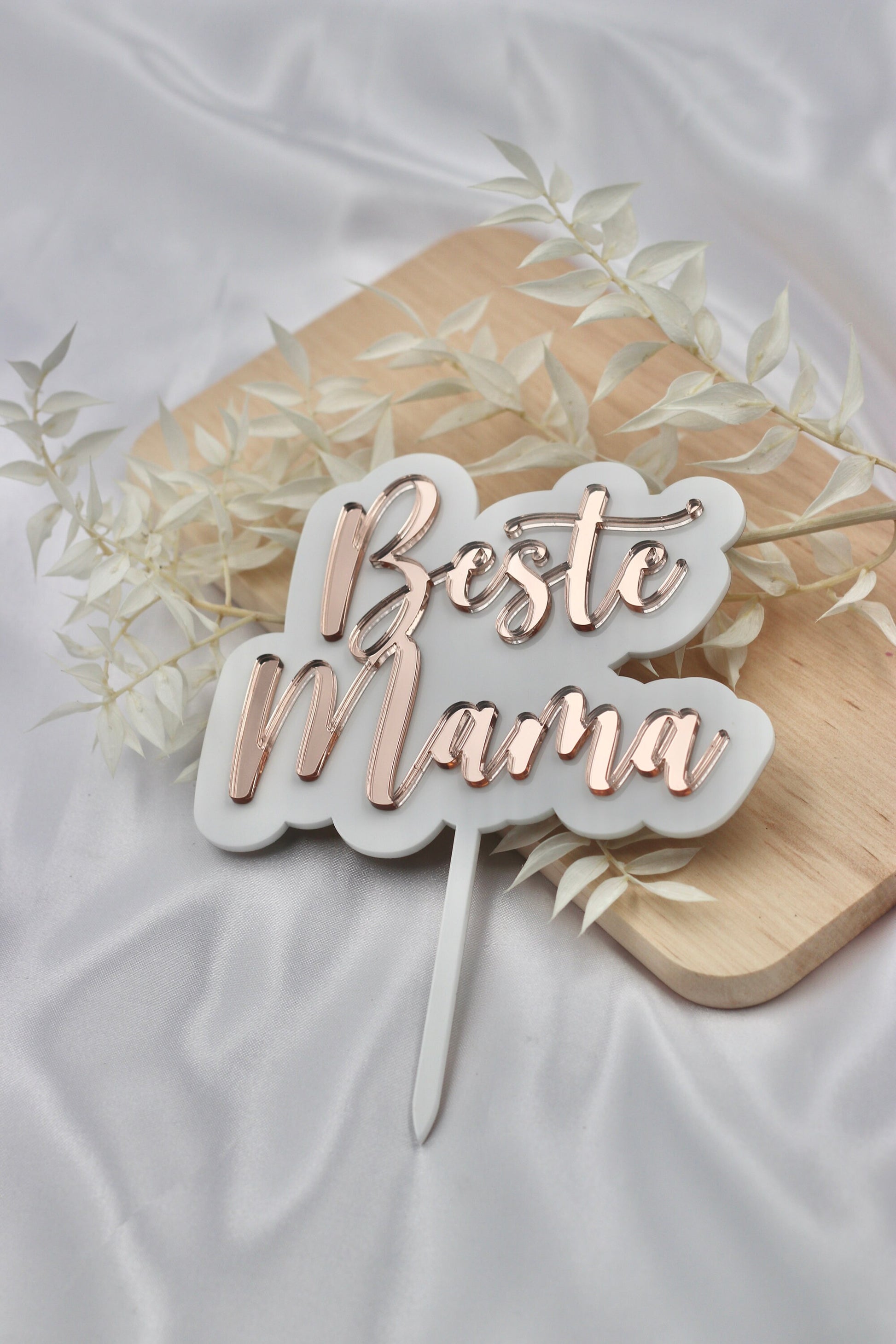 Muttertag Cake topper "Beste Mama" - Geschenke für die Mama, Mothersday Kuchen